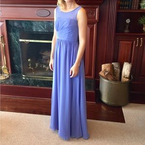 Alfred Angelo Periwinkle Bridesmaids Dress